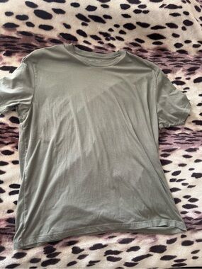 Fresh Clean Threads Men's Crew Neck T-Shirt in Sage Green